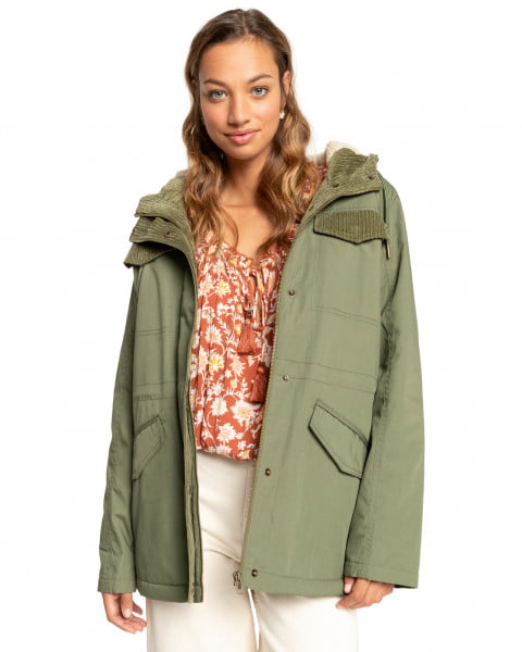 

Куртка женская Billabong F3JK27-BIF2 хаки XS/6, F3JK27-BIF2