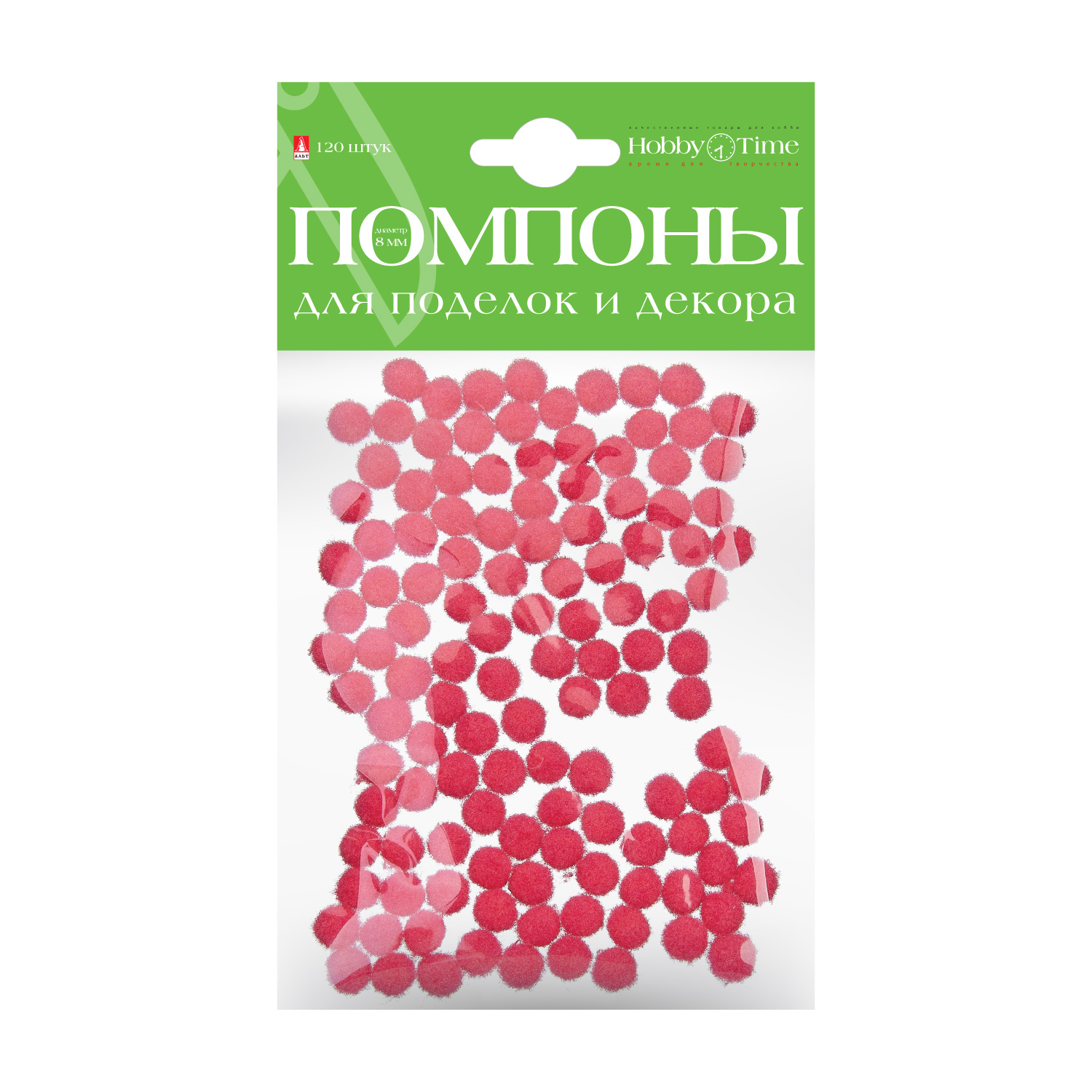 

Помпоны пушистые, 8 ММ, 120 ШТ, РОЗОВЫЕ, Разноцветный