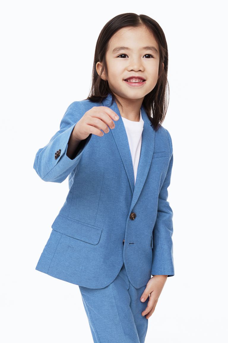 Пиджак детский H&M 1121416, цвет синий, размер 110 (доставка из-за рубежа)