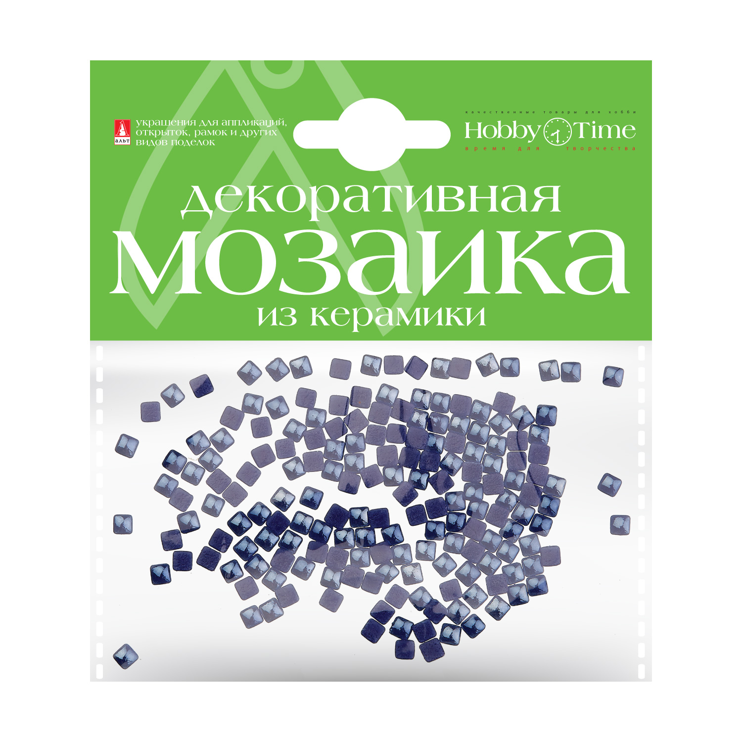 фото Мозаика декоративная из керамики 4х4 мм,200 шт., черный hobbytime