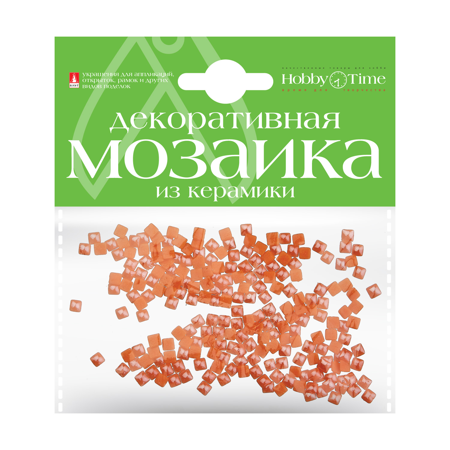 

Мозаика декоративная из керамики 4Х4 ММ,200 ШТ., ОРАНЖЕВЫЙ, Разноцветный