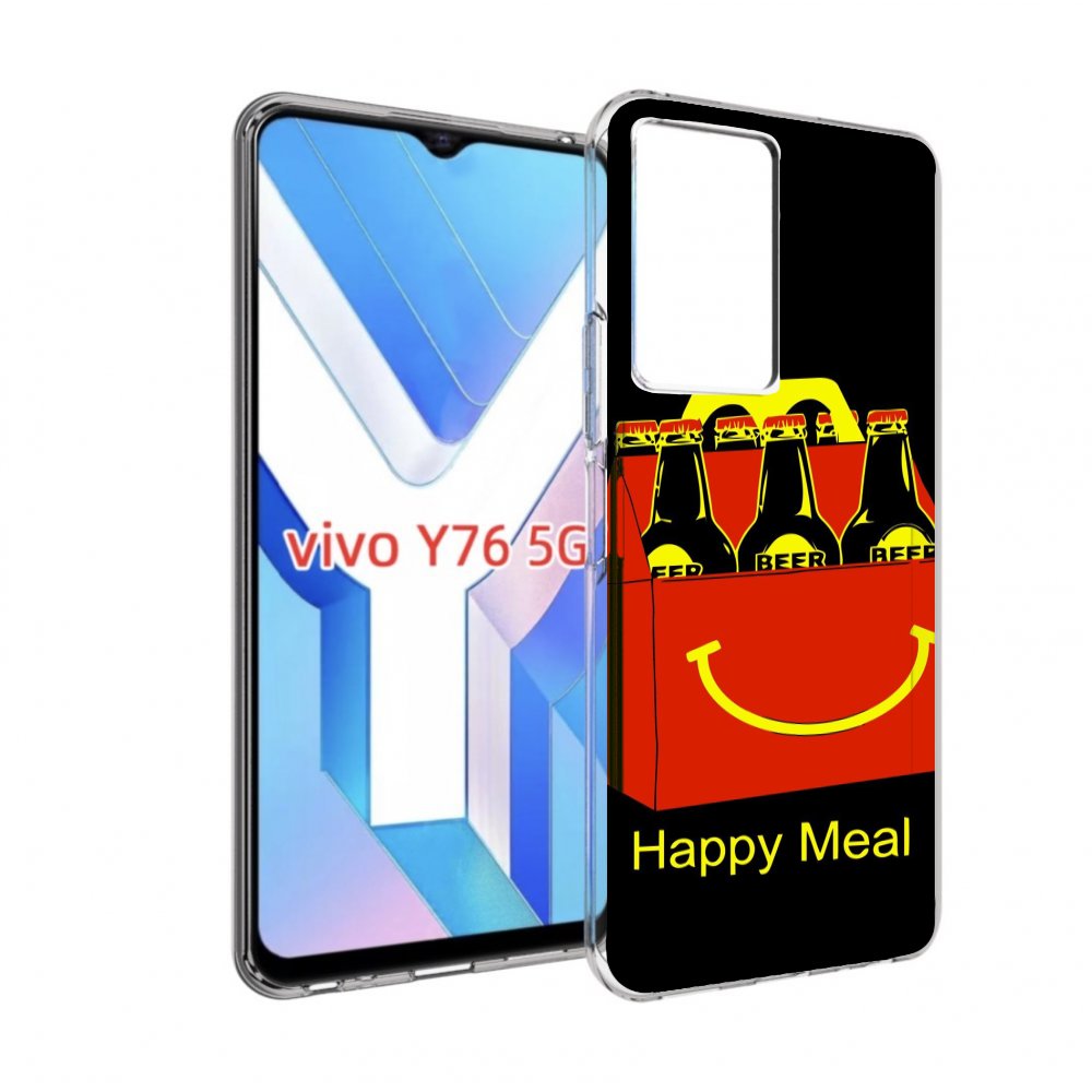

Чехол MyPads Happy Meal для Vivo Y76 5G, Прозрачный, Tocco