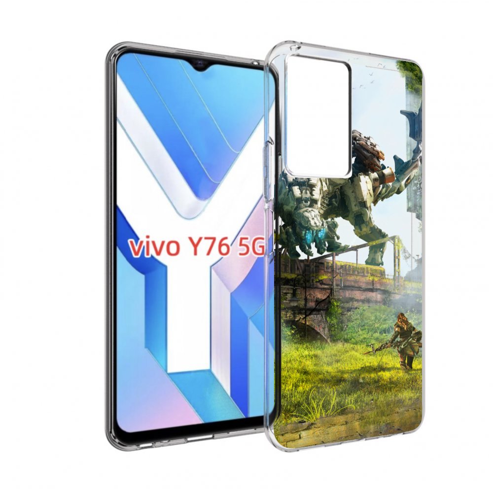 

Чехол MyPads Horizon Zero Dawn для Vivo Y76 5G, Прозрачный, Tocco