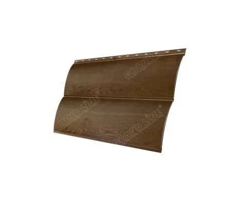 

М/сайдинг Блок-Хаус NEW GL Print Antique Wood Античный Дуб 0,45мм, 0,361x1.52 м.п.