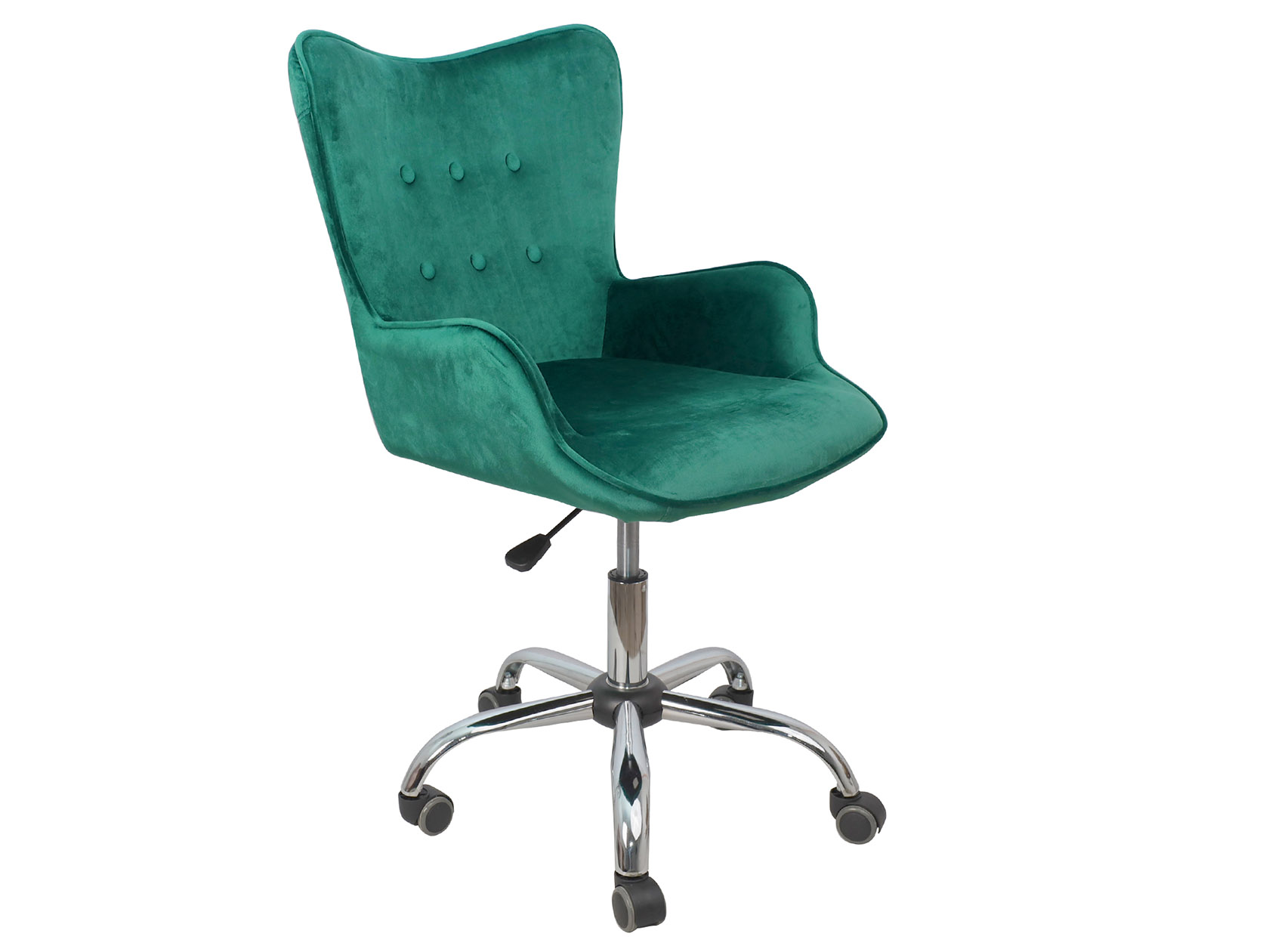 фото Офисное кресло bella темно-зеленый, велюр базистрейд