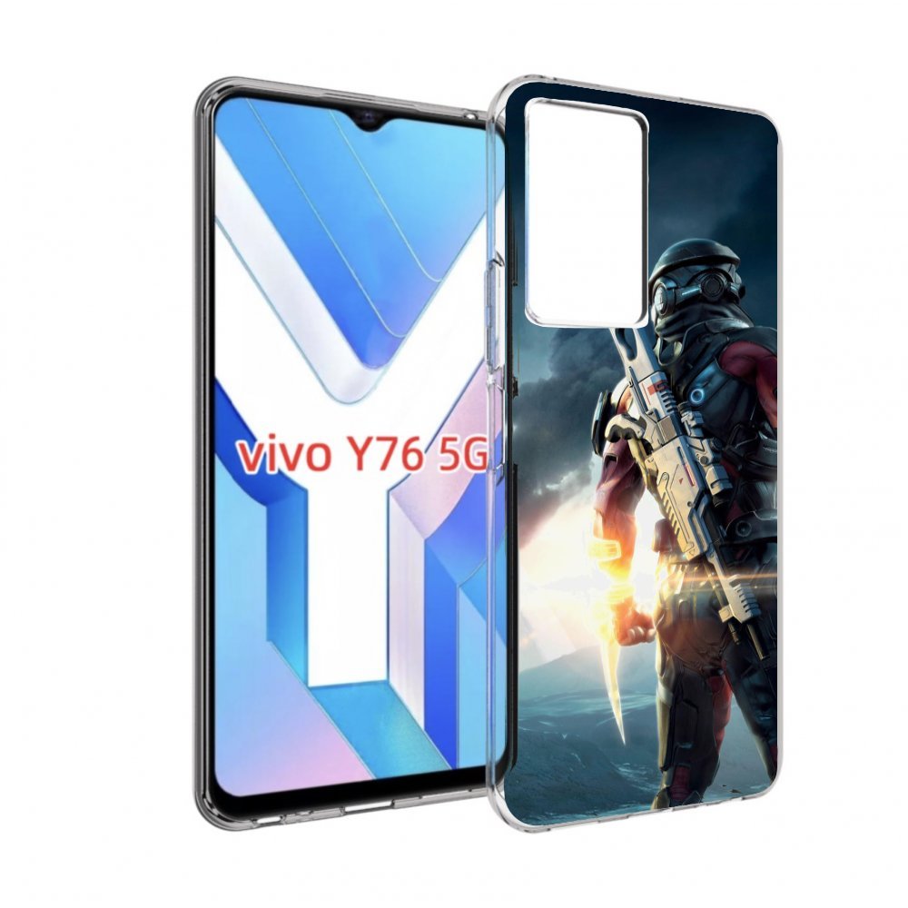 

Чехол Mypads Mass Effect Andromeda Ryder Для Vivo Y76 5G, Прозрачный, Tocco