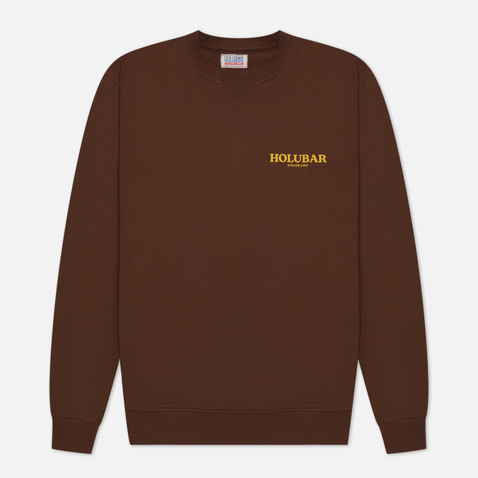 

Свитшот мужской Holubar AW22M009-BR03 коричневый S, AW22M009-BR03