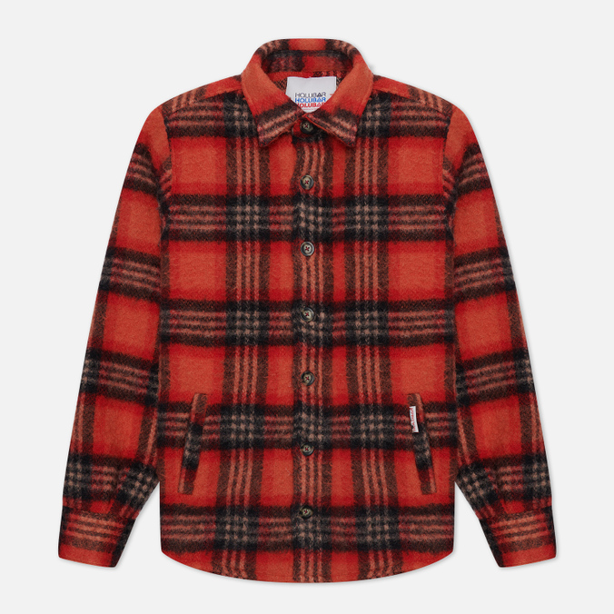 

Рубашка мужская Holubar AW22M014-OB23 оранжевая M, AW22M014-OB23