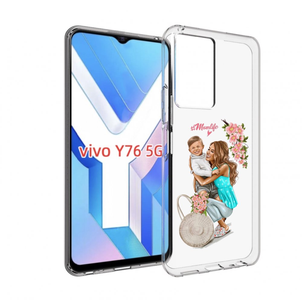 

Чехол MyPads Momlife для Vivo Y76 5G, Прозрачный, Tocco