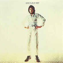 

Pete Townshend: Who Came First, 1 CD