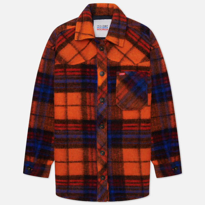 

Рубашка женская Holubar AW22W045-RO23 оранжевая S, AW22W045-RO23