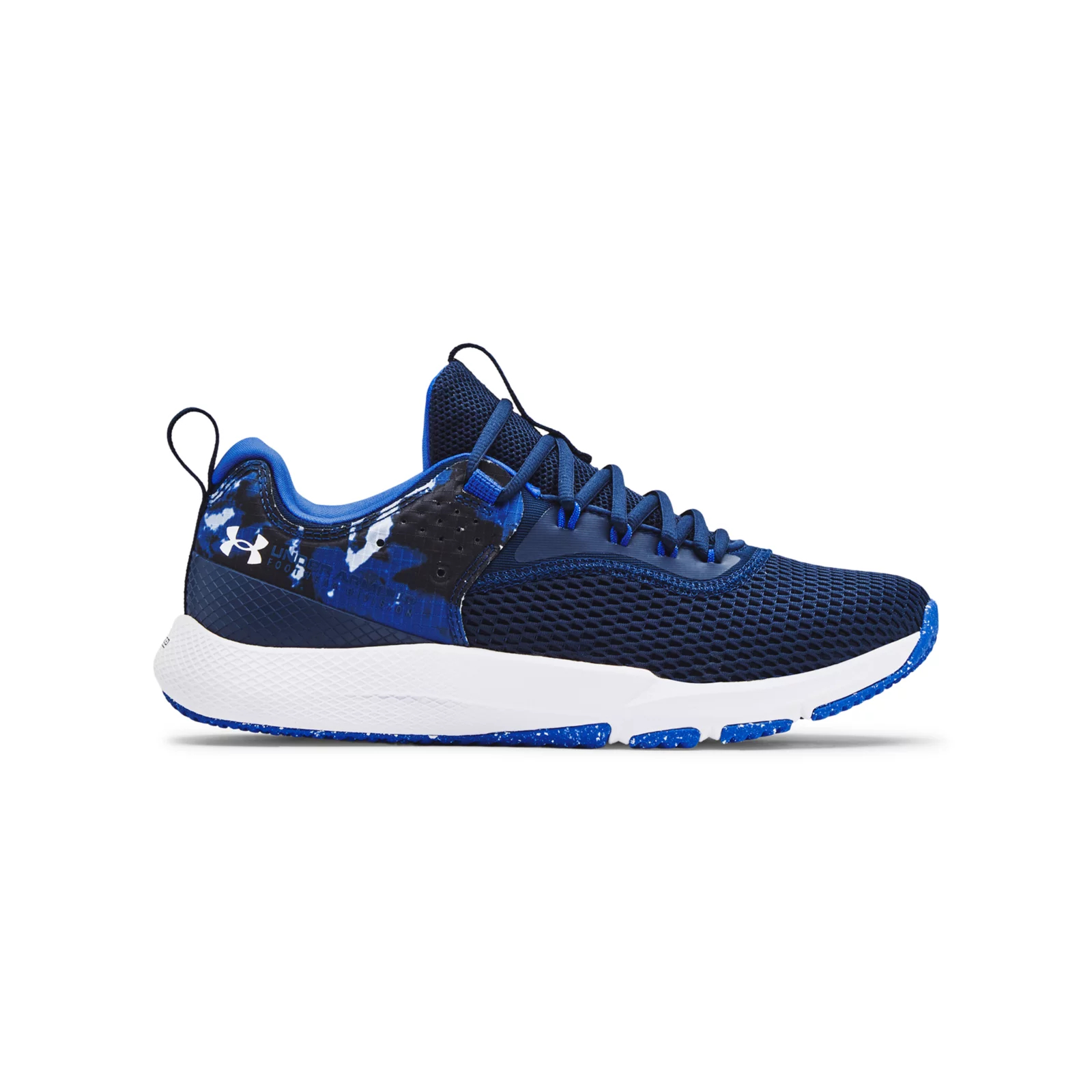 фото Кроссовки мужские under armour charged focus print синие 8 us