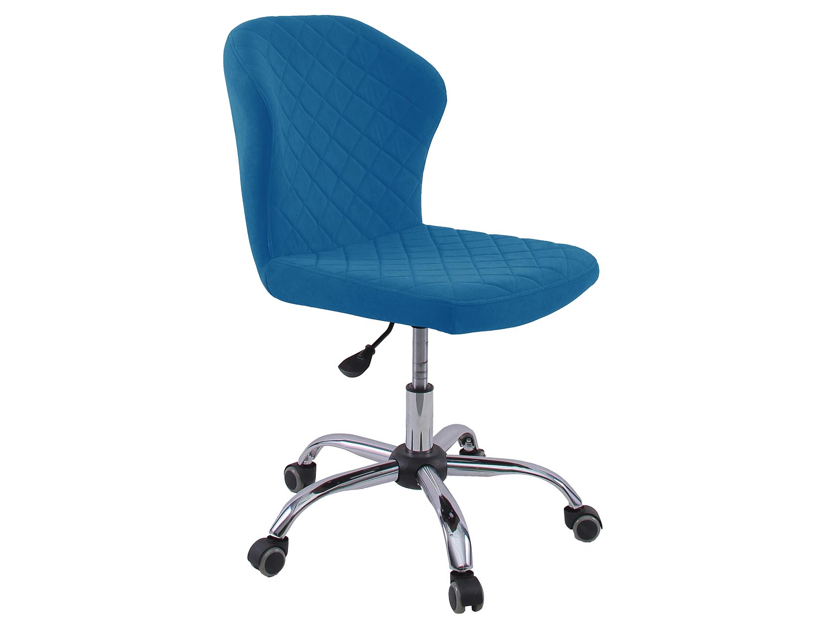 фото Офисное кресло dikline kd31 синий, микровелюр дик