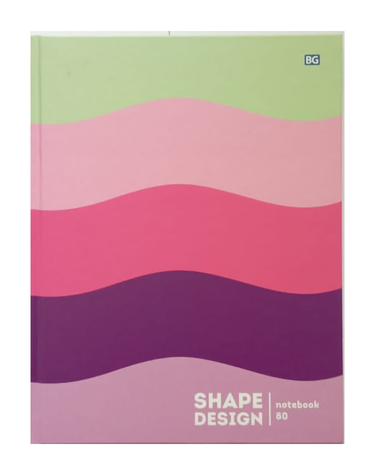 Блокнот BG Shape design А5 переплёт твёрдый 80 листов матовая ламинация 225₽