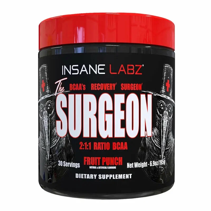 Insane Labz The Surgeon BCAA 211 30 serv Fruit punch 4412₽