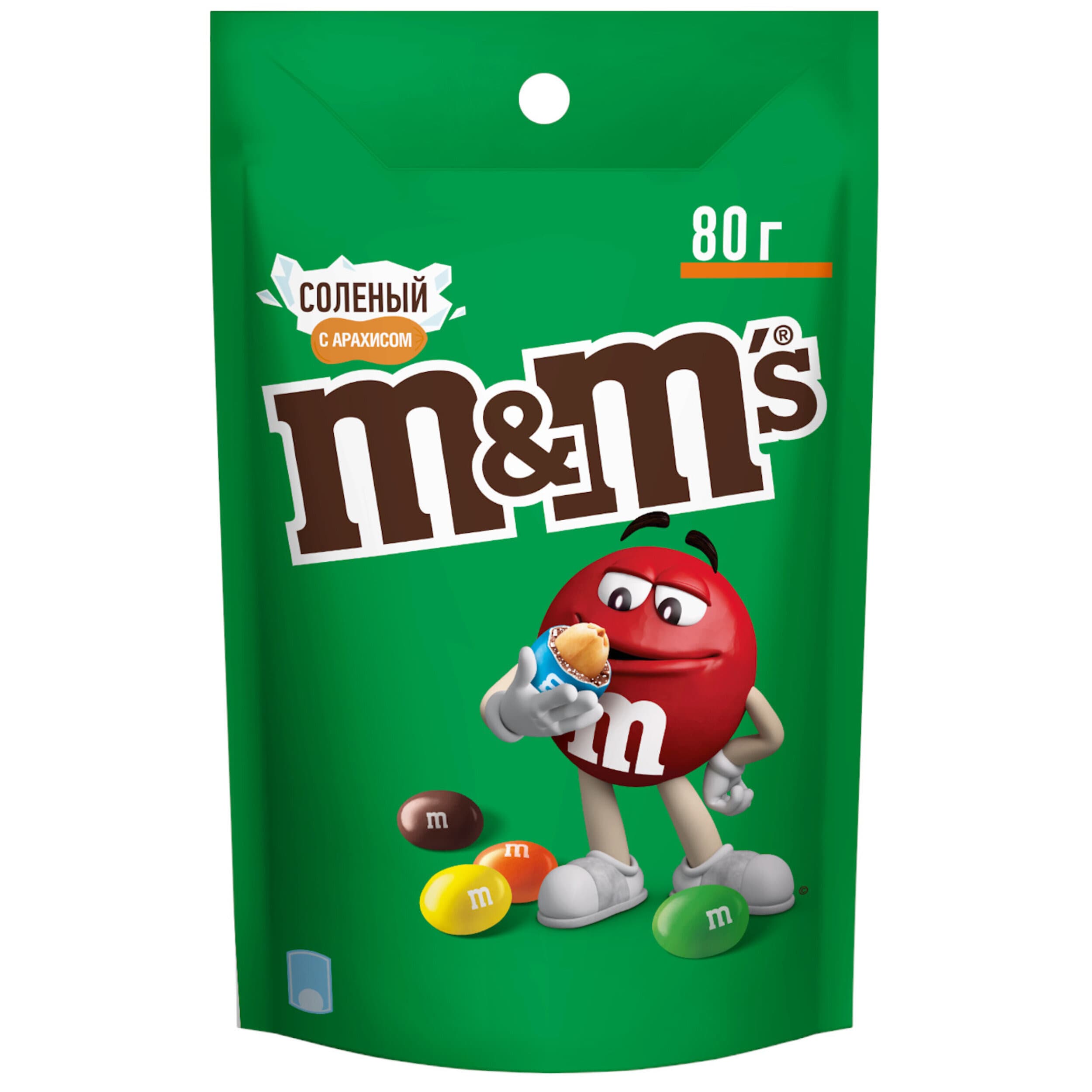 Драже M&M's арахис соленый 80 г