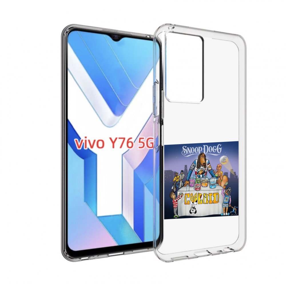 

Чехол Mypads Snoop Dogg Coolaid Для Vivo Y76 5G, Прозрачный, Tocco