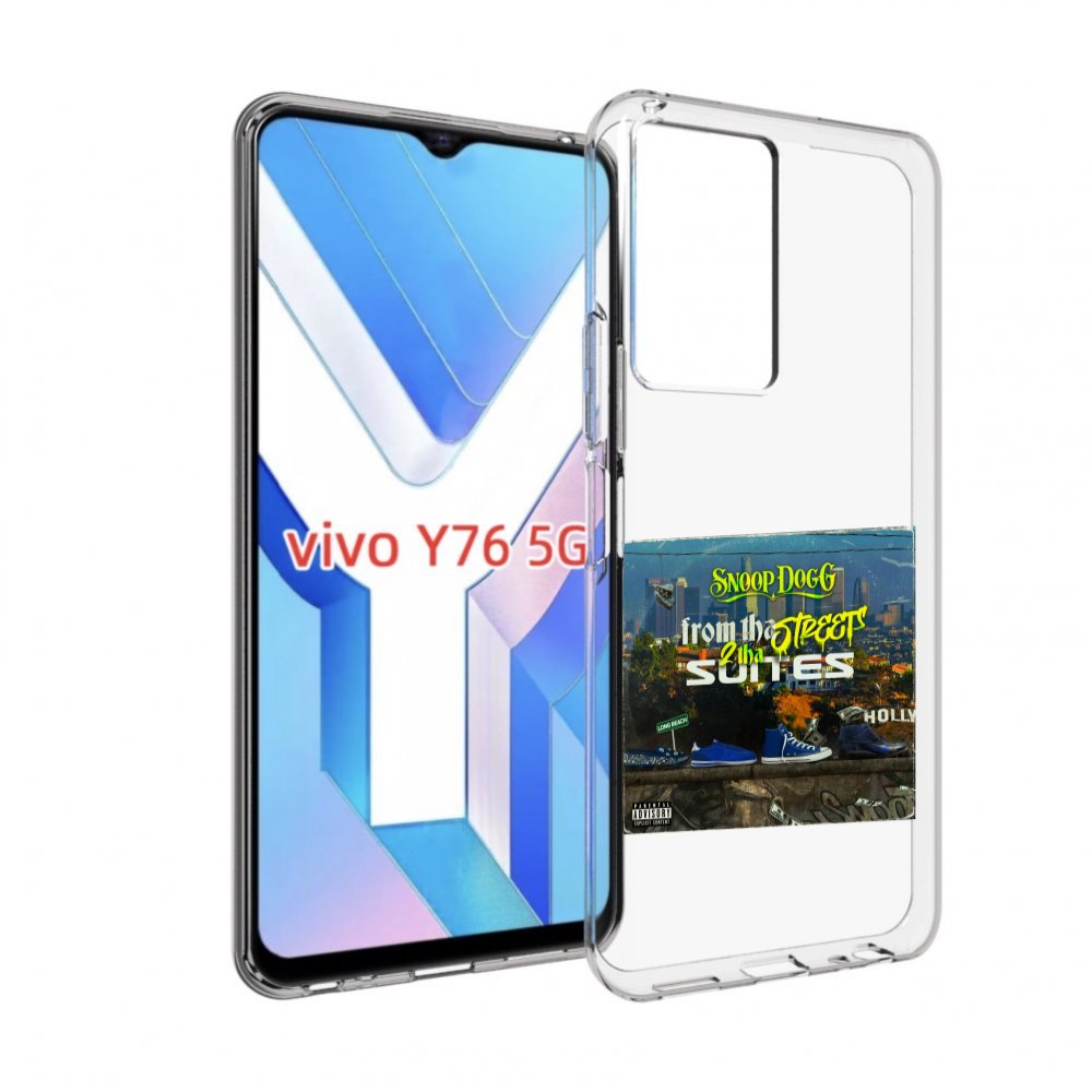 

Чехол Mypads Snoop Dogg From The Street 2 Tha Suites Для Vivo Y76 5G, Прозрачный, Tocco