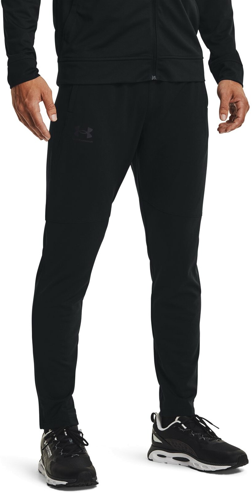 Брюки мужские Under Armour UA Pique Track Pant, черный, L