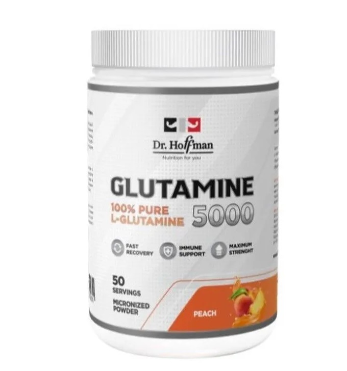 Dr.Hoffman GLUTAMINE 5000 powder 310g (Персик)