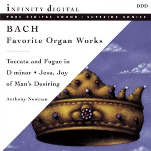 

Anthony Newman: Bach: Favorite Organ Works, 1 CD