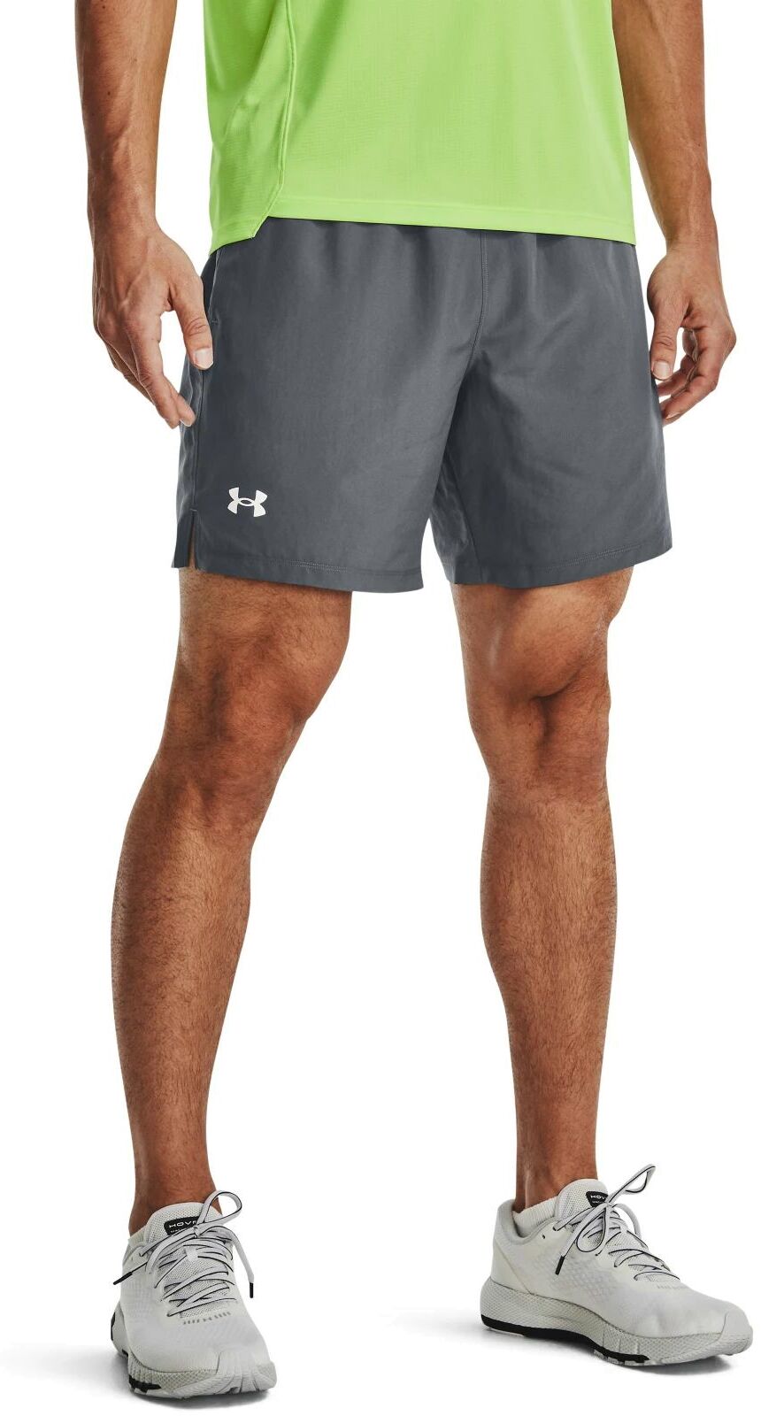 

Шорты мужские Under Armour UA Speed Stride 2.0 Short серые SM, Серый, UA Speed Stride 2.0 Short