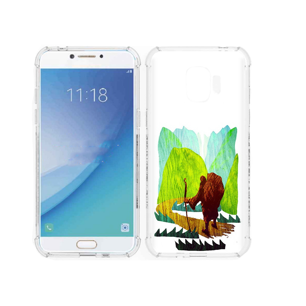 

Чехол MyPads Tocco для Samsung Galaxy J2 Pro (2018) Лесная тропа (PT226925.585.106), Прозрачный, Tocco