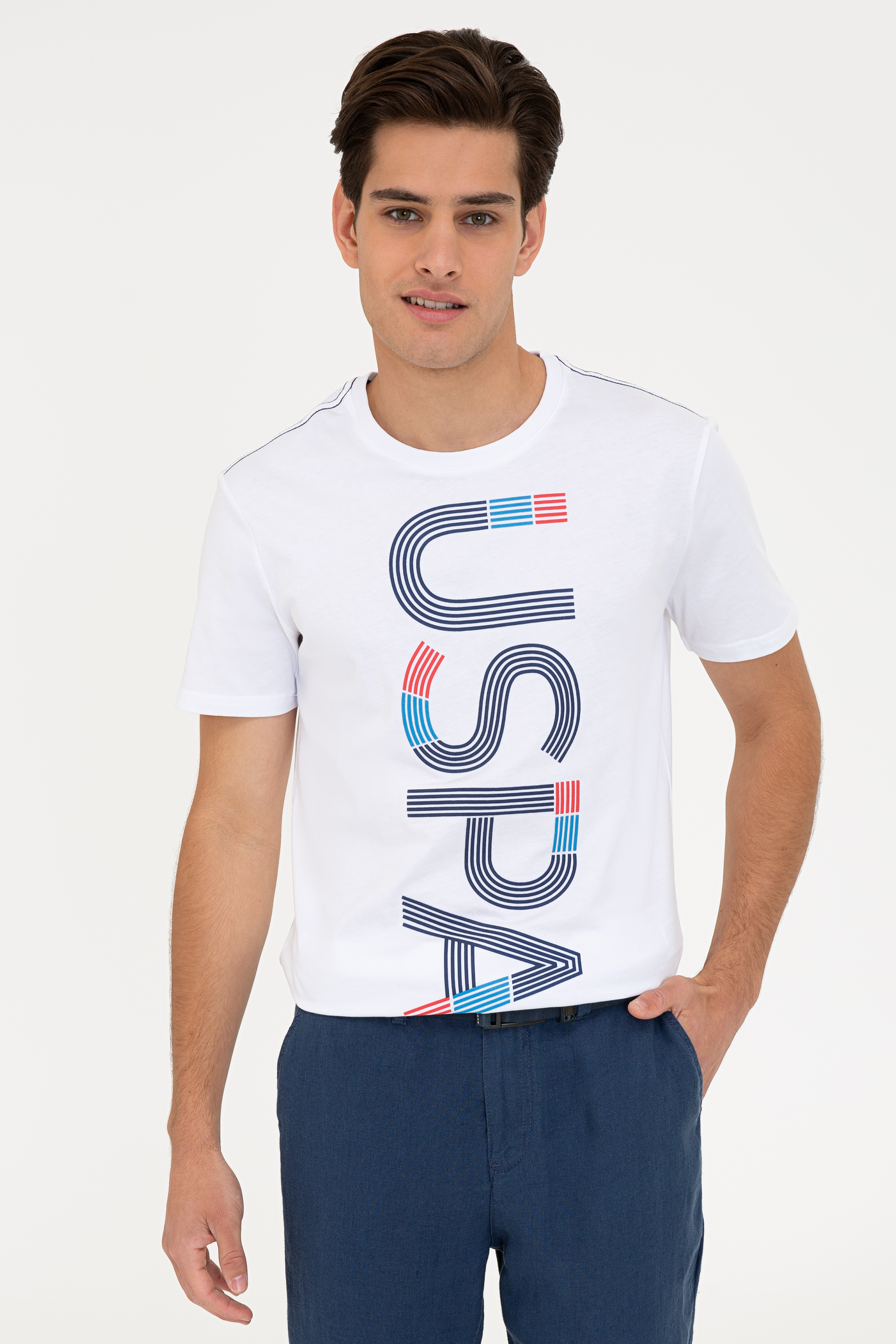 фото Футболка мужская u.s. polo assn. g081sz0110suare белая 2xl