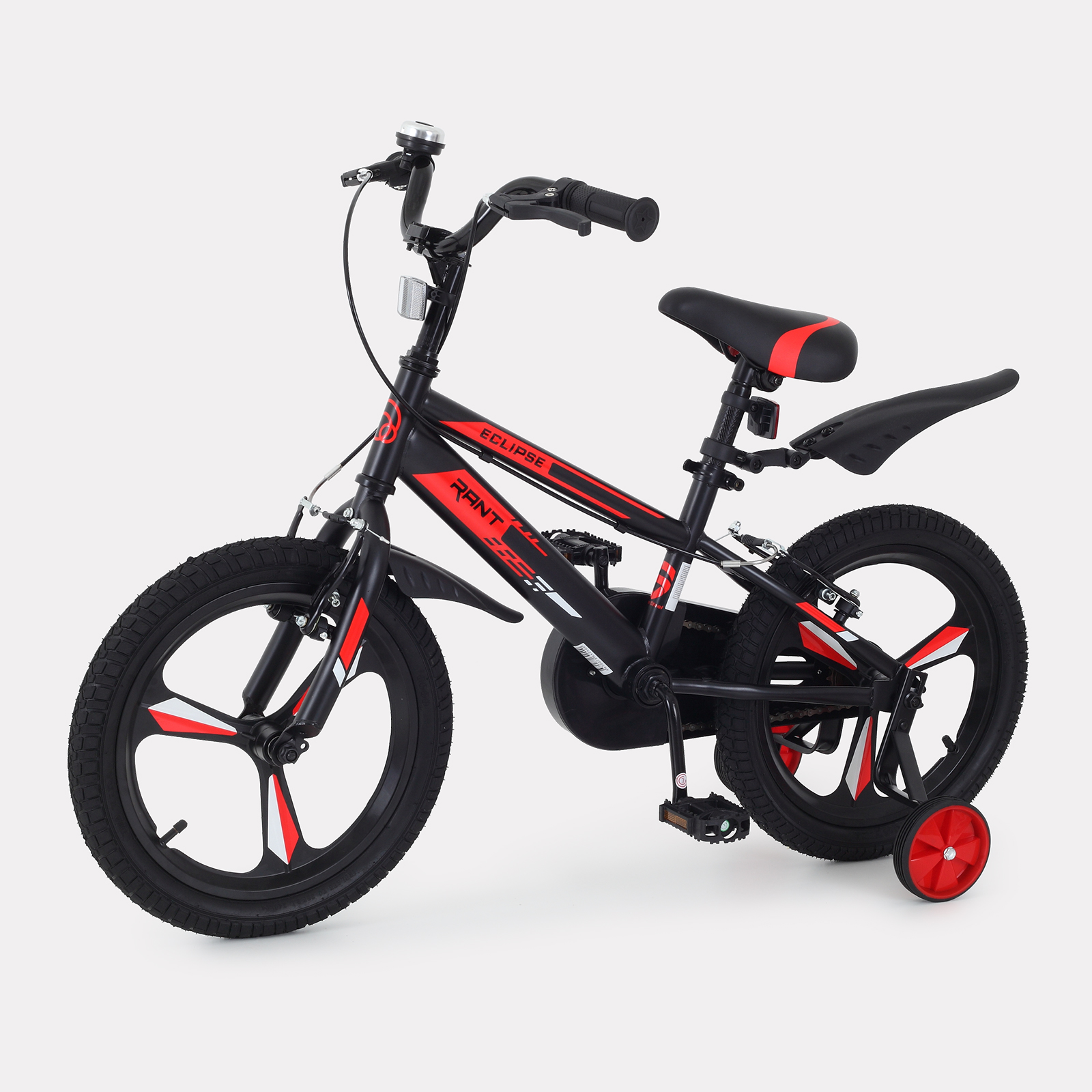 Велосипед двухколесный детский RANT Eclipse черно-красный
