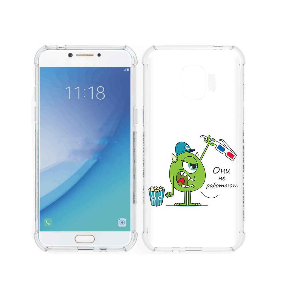 

Чехол MyPads Tocco для Samsung Galaxy J2 Pro (2018) Очки не работают (PT226925.585.129), Прозрачный, Tocco