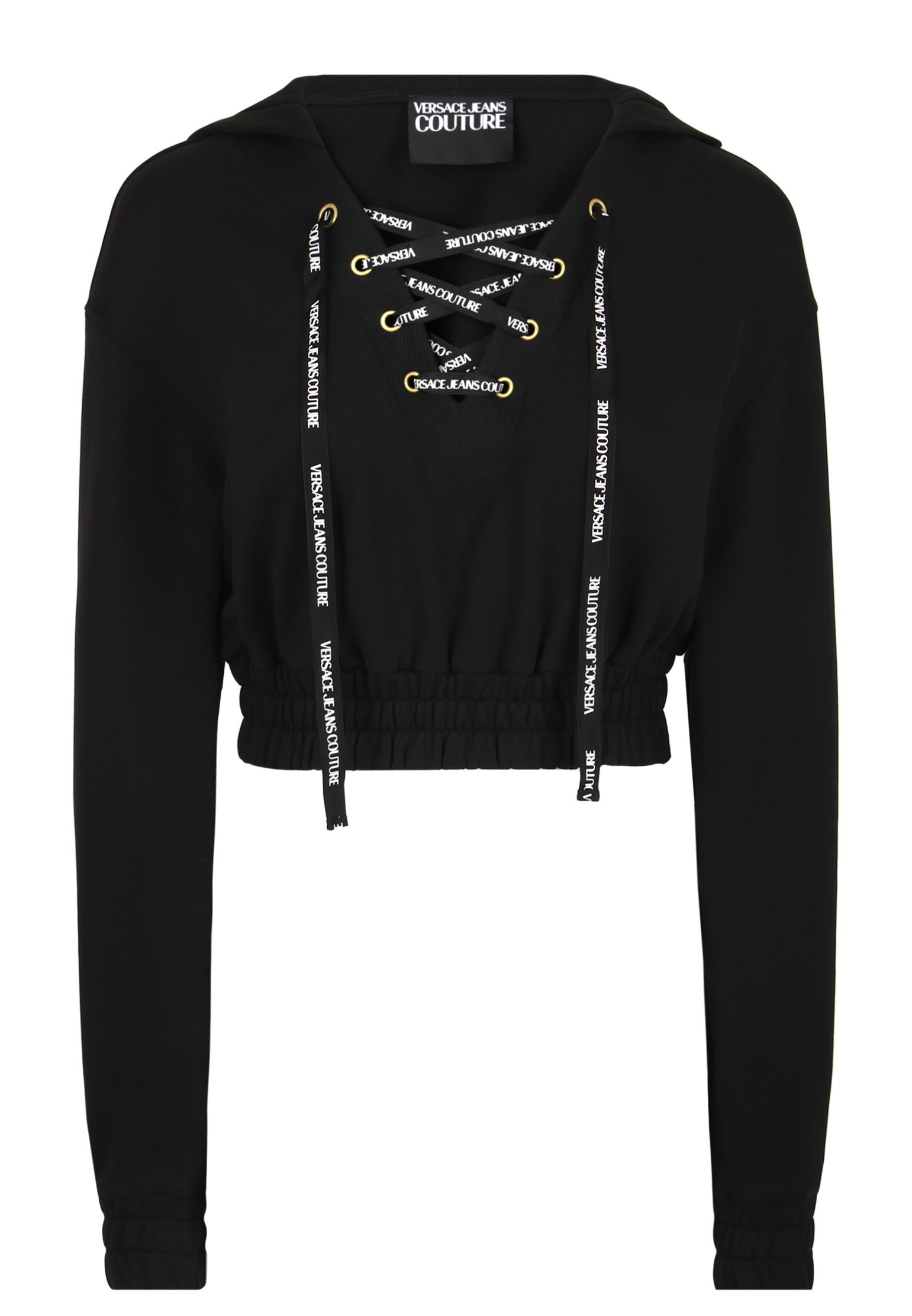 

Толстовка женская Versace Jeans Couture 125383 черная 40 IT, 125383