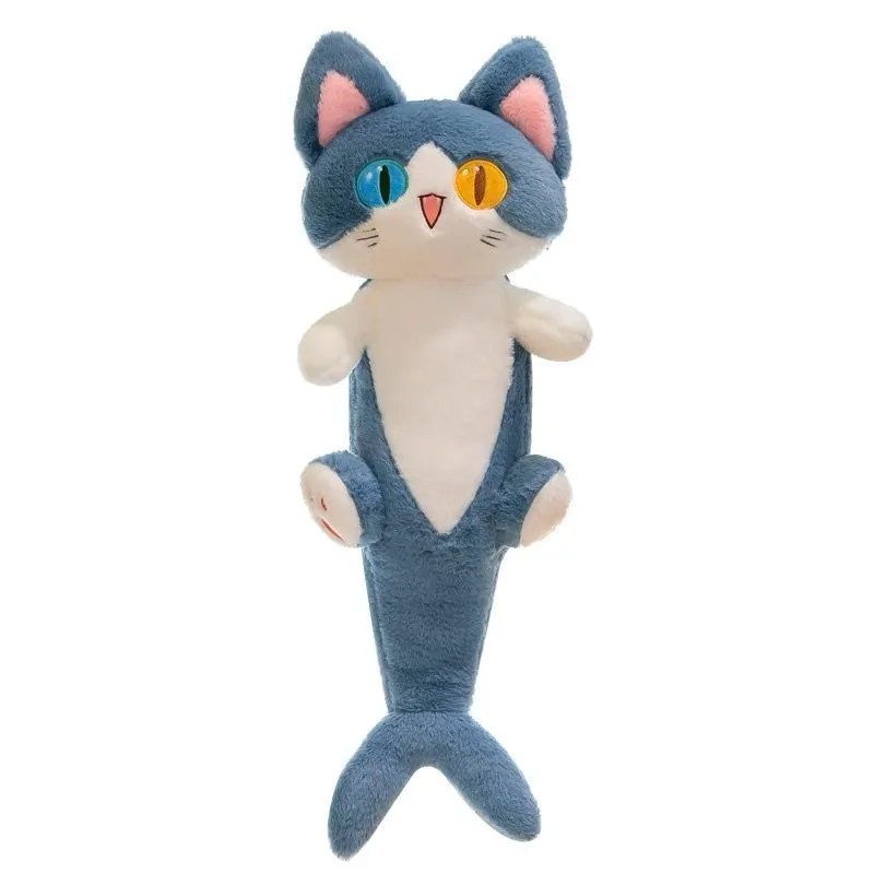 

Мягкая игрушка Artem Toys кот-акула обнимусь, 130 см, КА130, Голубой, Котакула