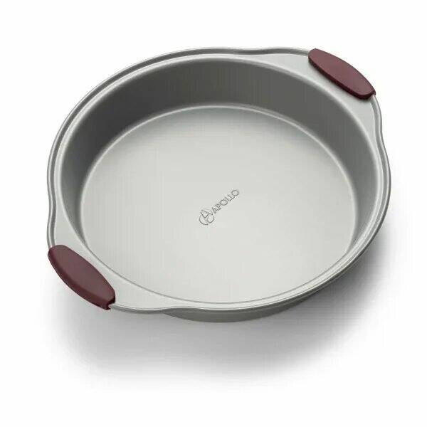 

Форма для выпечки Apollo Satin Touch круглая 28,3x24,5x4 см, Серебристый