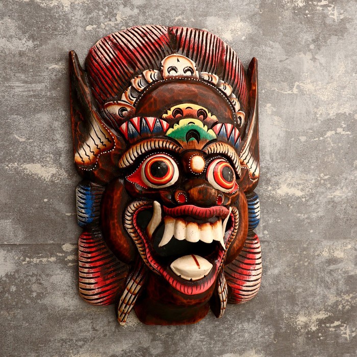 

Маска сувенирная "Боронг" дерево 46 см, Indonesian style