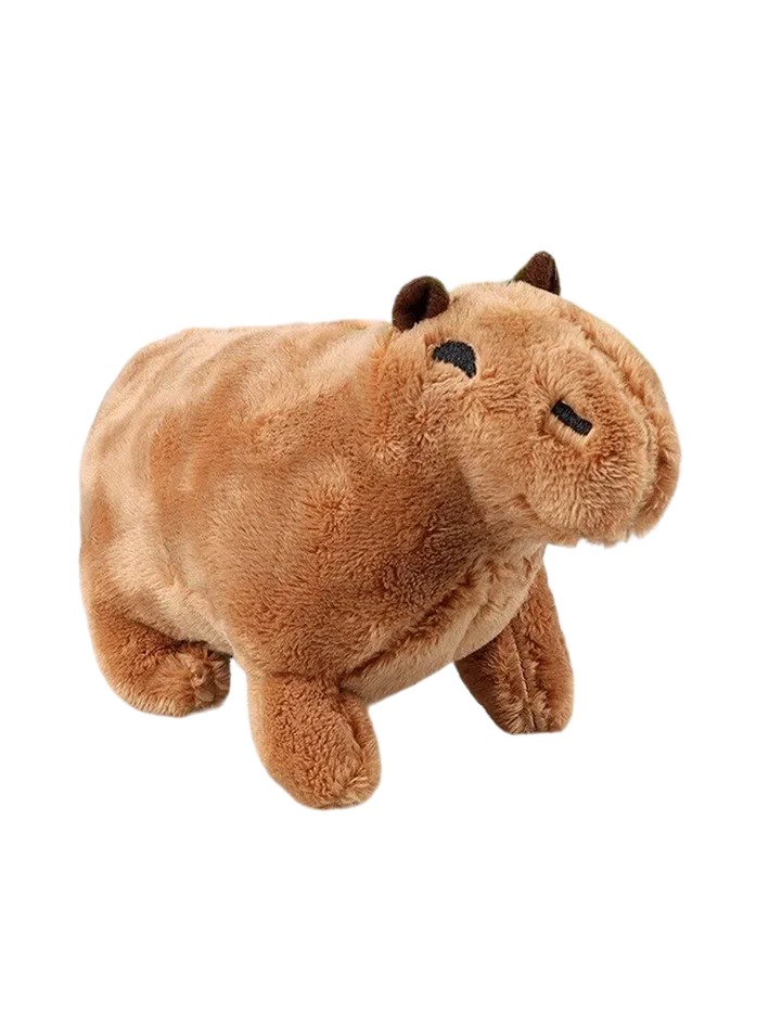 

Мягкая игрушка ArtemToys капибара светло-коричневая, 45 см, КС45, Коричневый, Капи