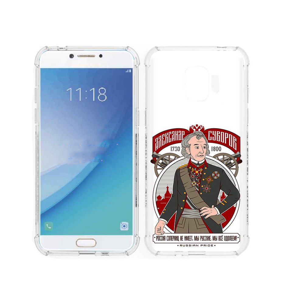 

Чехол MyPads Tocco для Samsung Galaxy J2 Pro (2018) Суворов (PT226925.585.164), Прозрачный, Tocco