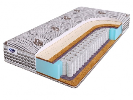 

Матрас SkySleep 135 x 180 NATURE PRO Heavy Medium S500, Серый, NATURE PRO HEAVY MEDIUM S500