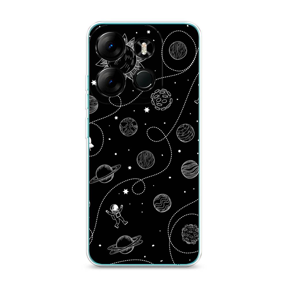 

Чехол Awog на Tecno Spark Go 2023"В невесомости", Бежевый, 303150-4