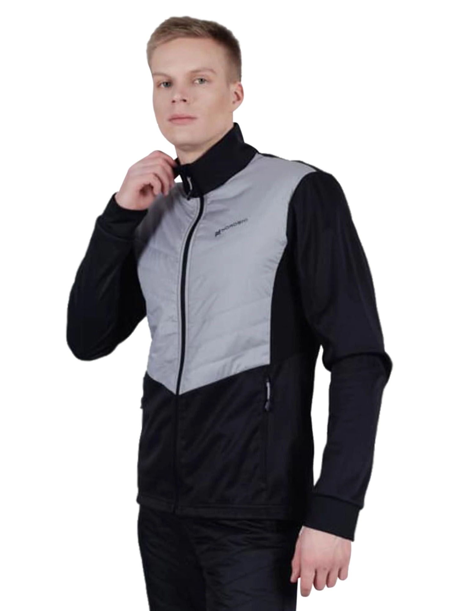 Куртка Беговая NordSki Hybrid Pro Black/Grey S INT