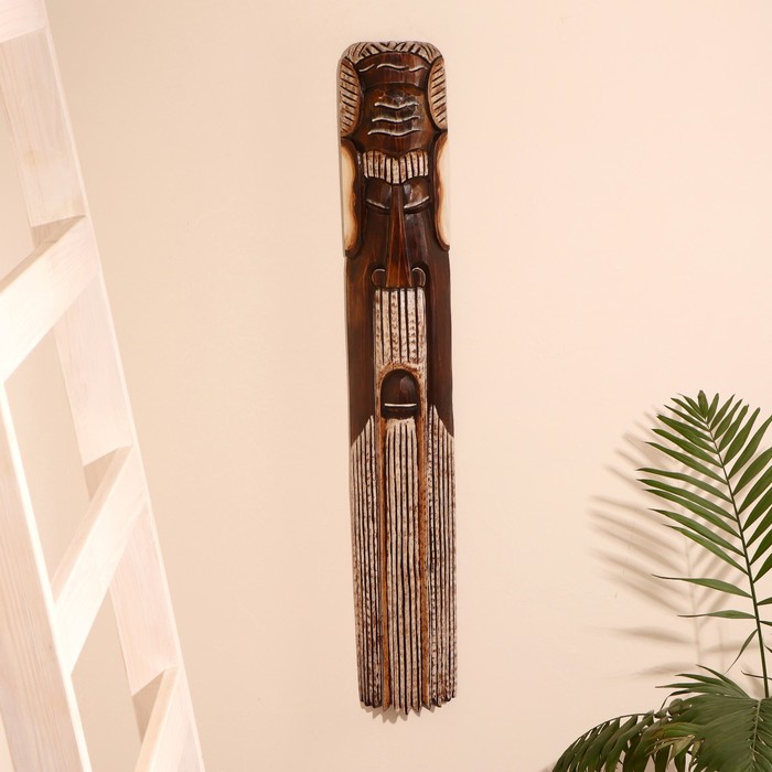 

Маска дерево "Абориген Буди" 100х16х7 см, Indonesian style