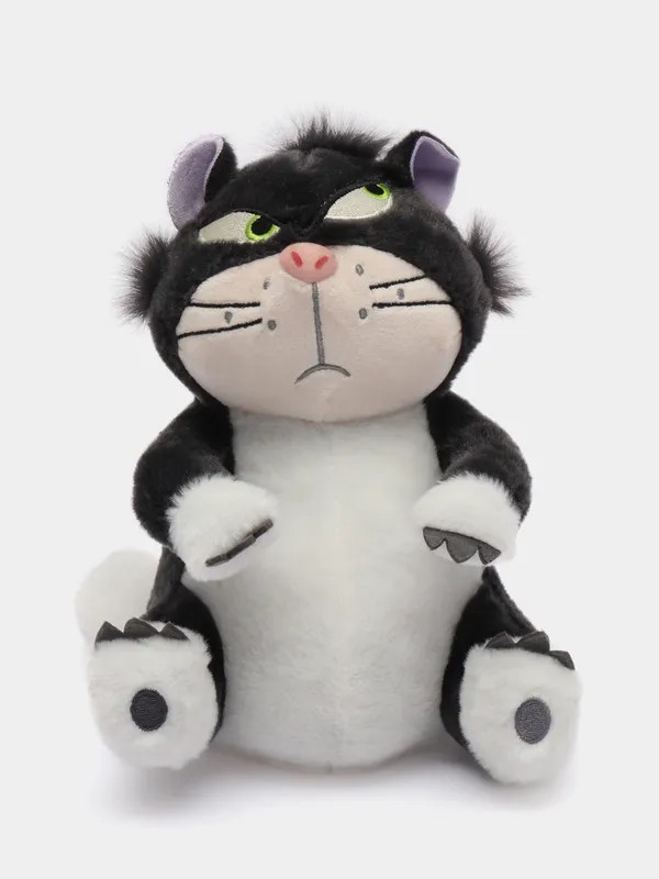 

Мягкая игрушка ArtemToys Кот Люцифер 45 см, Л45, Серый;белый, Люц