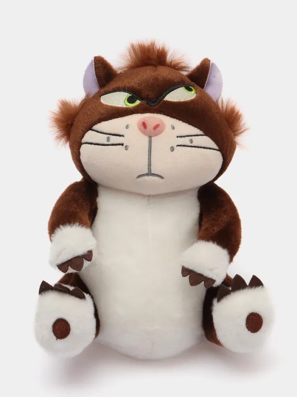 

Мягкая игрушка ArtemToys Кот Люцифер коричневый, 25 см, ЛК25, Коричневый;белый, Люц