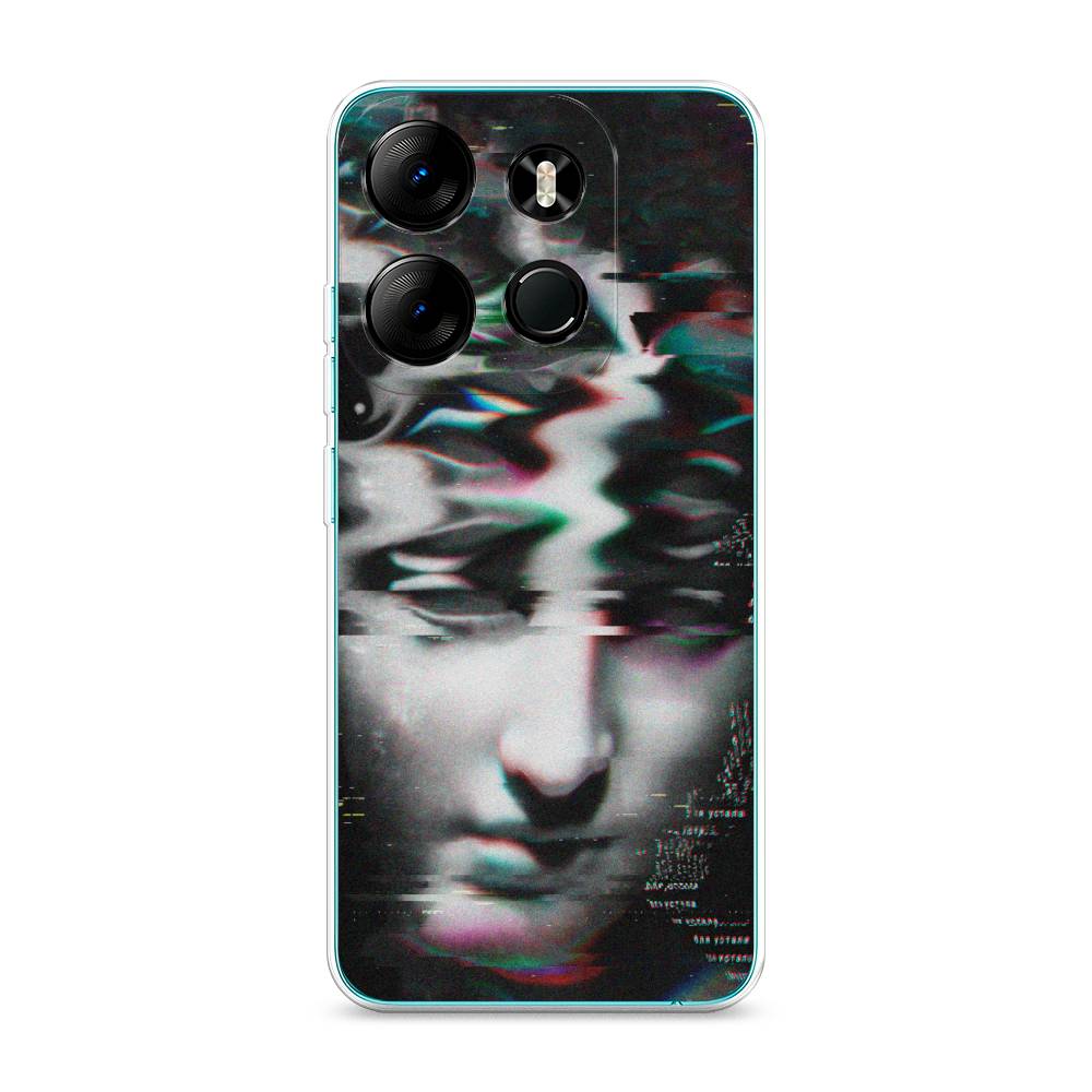 

Чехол Awog на Tecno Spark Go 2023"Glitch Art", Серый, 303150-9