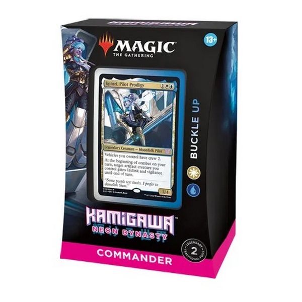 

Mtg: колода commander deck - buckle up издания kamigawa: neon dynasty на английском языке, Разноцветный