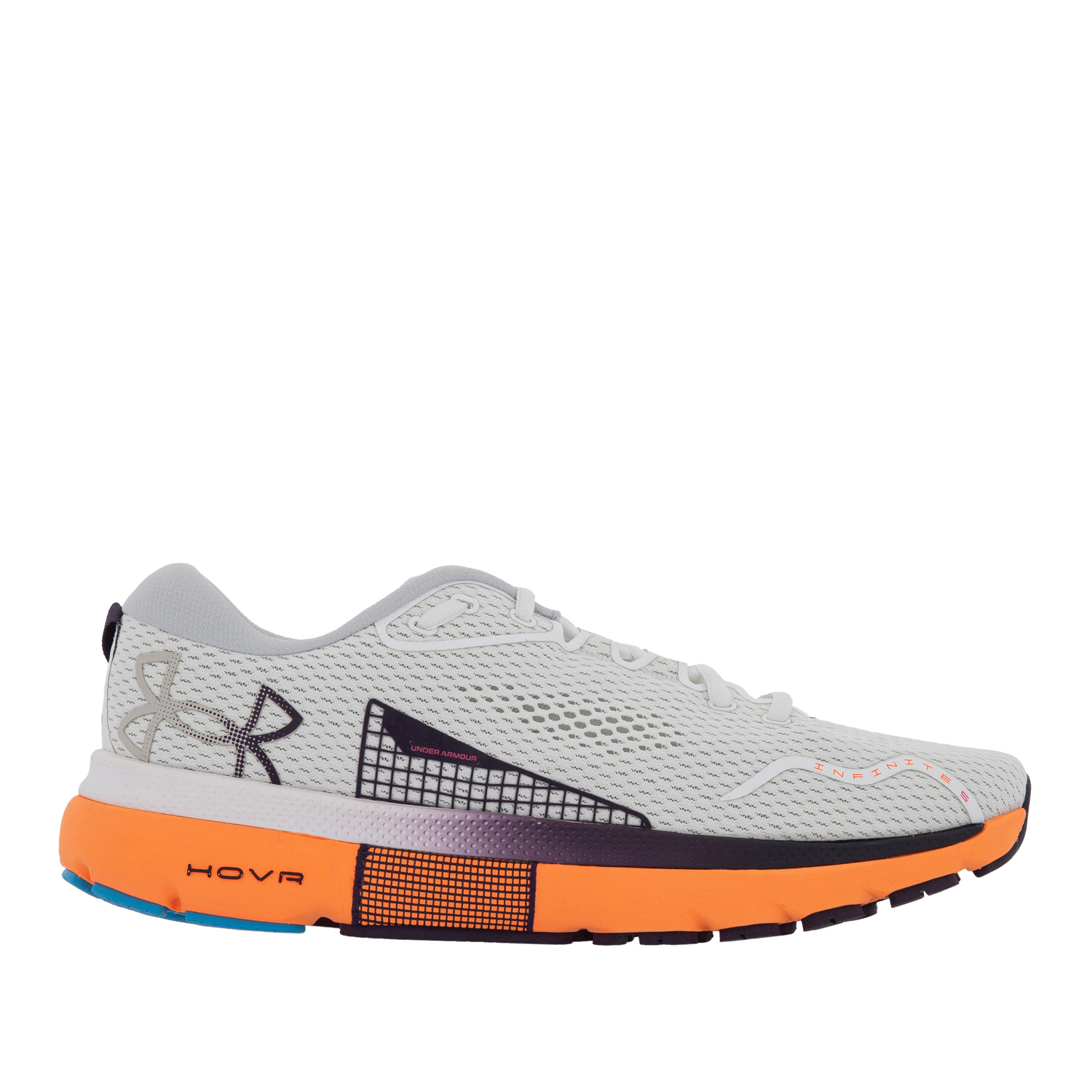 

Беговые Кроссовки Under Armour Hovr Infinite 5 White/Orange Blast/Tux Purple 10 US, Белый, Hovr Infinite 5