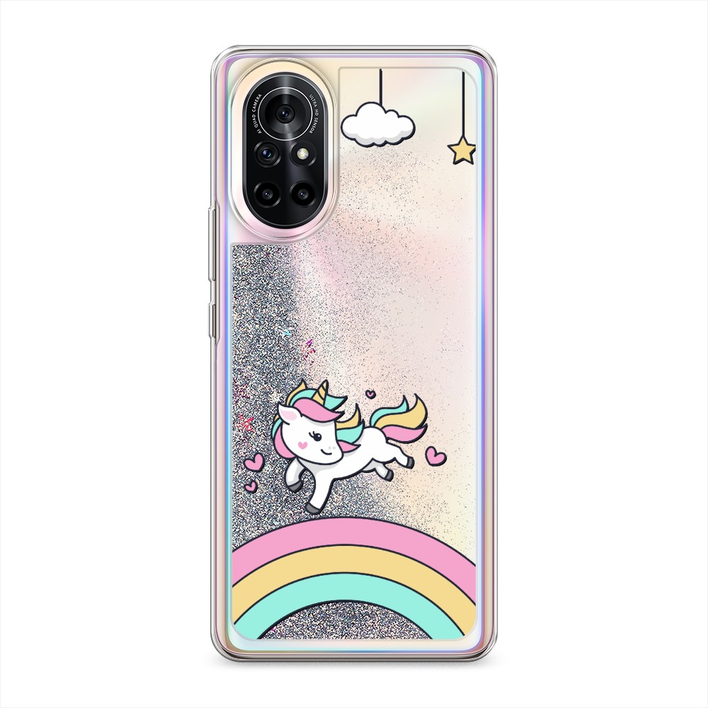 

Чехол Awog на Honor V40 Lite/Nova 8 "Единорог на радуге", Разноцветный, 6105791-1