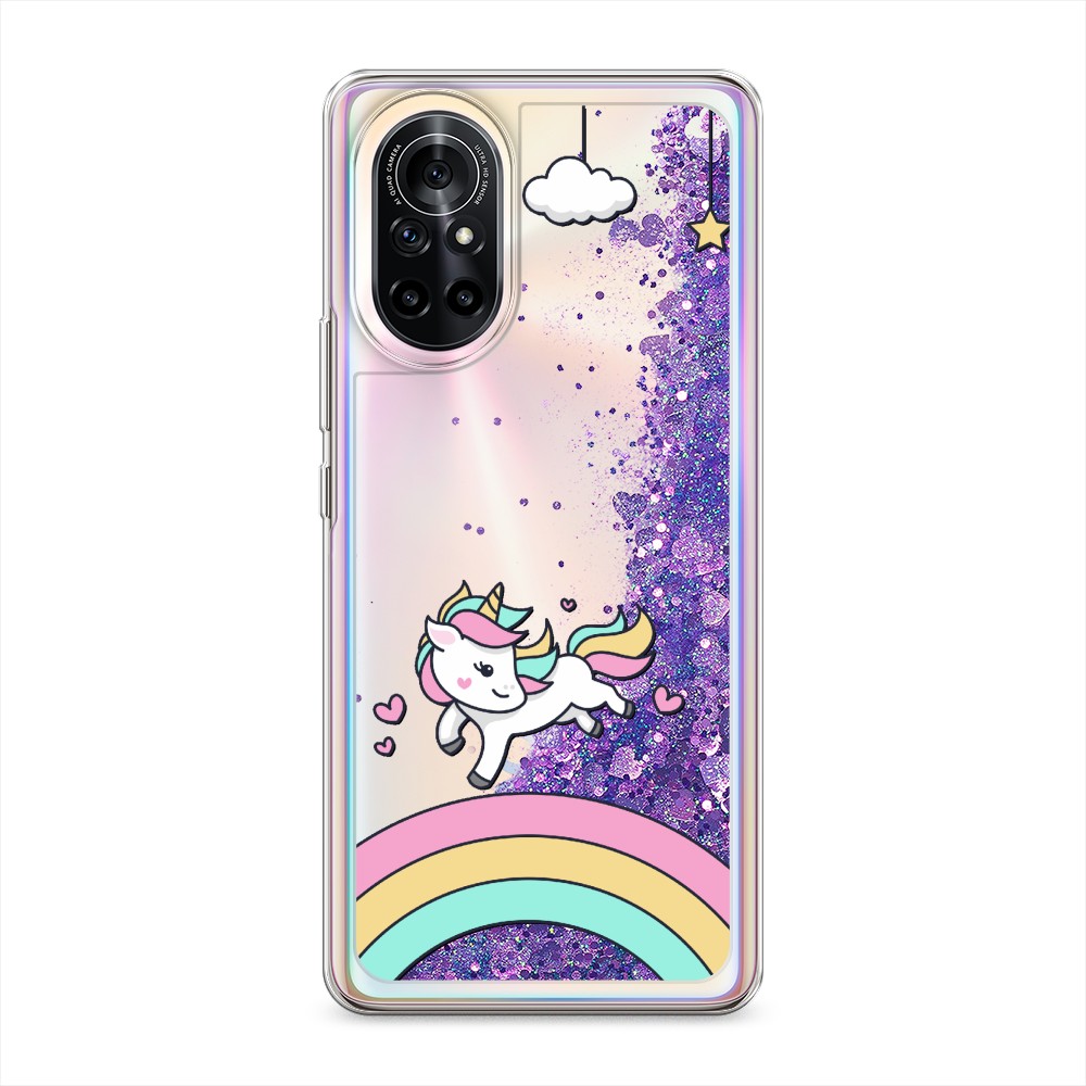 

Чехол Awog на Honor V40 Lite/Nova 8 "Единорог на радуге", Разноцветный, 6105792-1