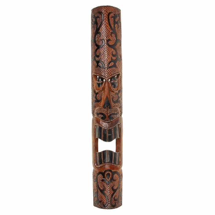 

Маска дерево "Абориген Устрашающий" узорная 100х15х7 см, Indonesian style