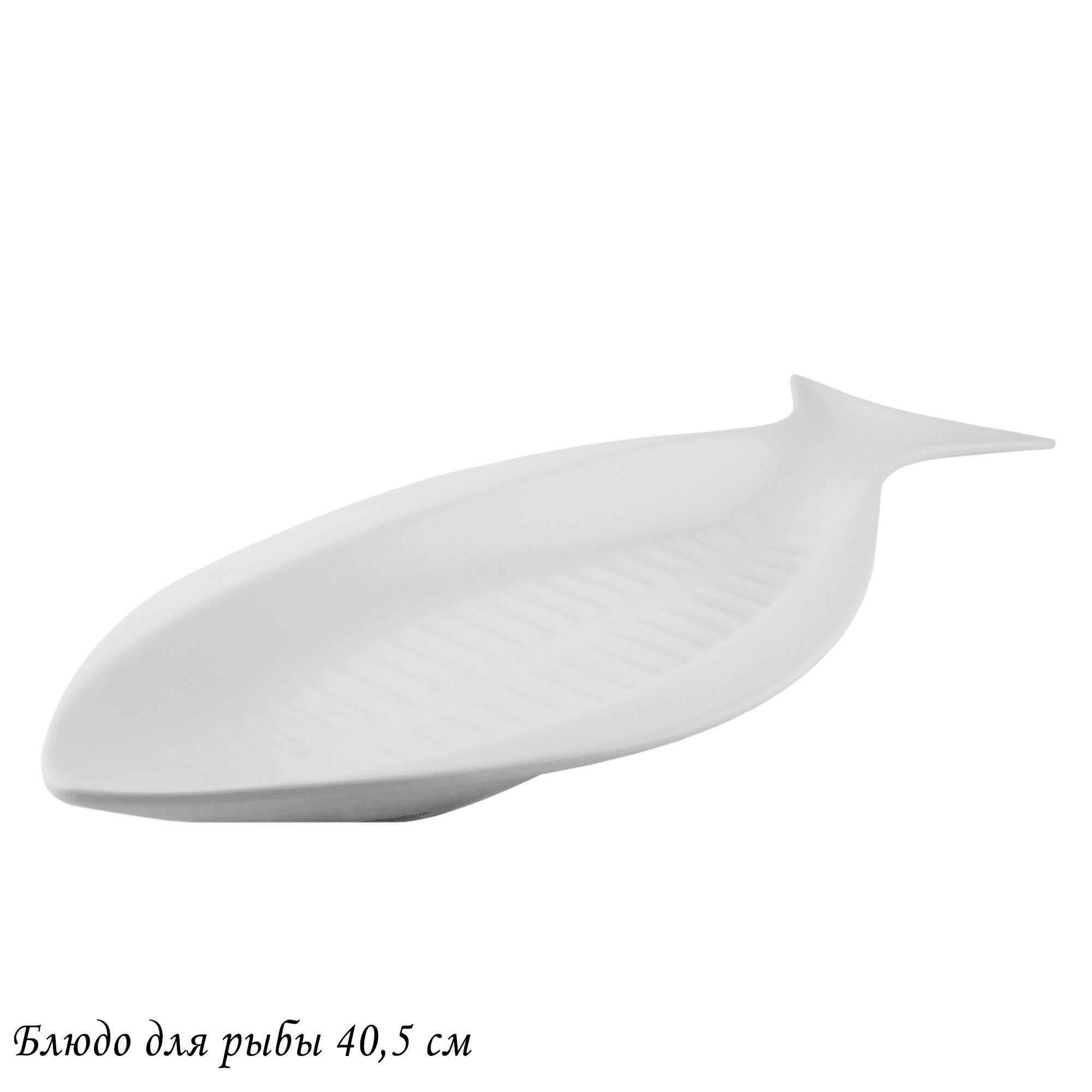 

Блюдо для рыбы 40,5см BIANCO Фарфор Lenardi (184123), 118-045