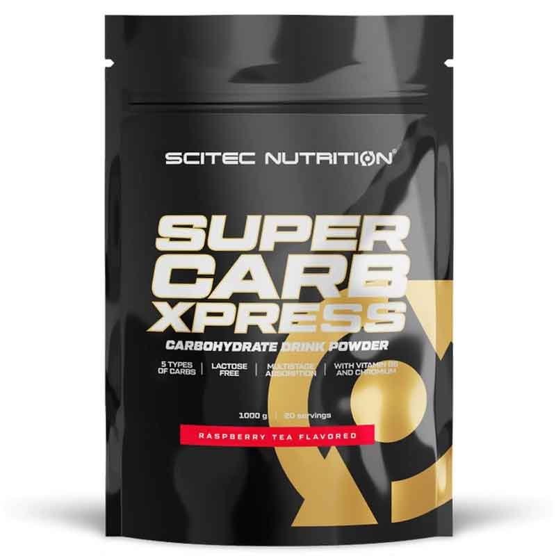 Гейнер Scitec Nutrition Supercarb Xpress 1000 грамм малиновый чай